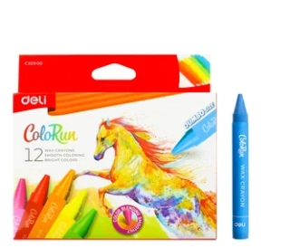 DELI JUMBO ColoRun Voskovky 12 barev