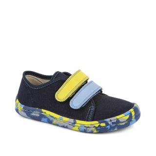Froddo Dětské barefoot plátěnky, tmavěmodrá